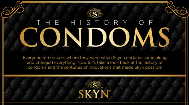 The History Of Condoms Infographic